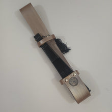 Load image into Gallery viewer, Leather Fan Holder - Renaissance or Steampunk Costume Accessory
