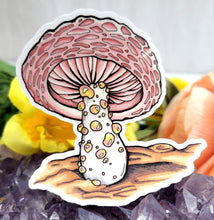 Load image into Gallery viewer, Mushroom Drawing Vinyl Art Sticker