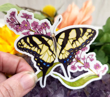 Load image into Gallery viewer, Yellow Swallowtail Vinyl Sticker