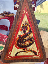 Load image into Gallery viewer, Wood-Backed Leather Art | One-of-a-Kind
