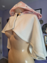 Load image into Gallery viewer, READY TO SHIP Short Fleece Capelet, Medieval Hood in Assorted Colors
