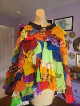 Load image into Gallery viewer, READY TO SHIP Short Patchwork Cloak, Gleeman&#39;s Parade Cloak
