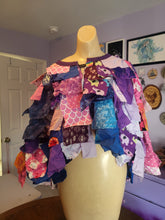 Load image into Gallery viewer, READY TO SHIP Short Patchwork Cloak, Gleeman&#39;s Parade Cloak
