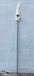 Light Up Prop Spear With Fur Trim