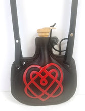 Load image into Gallery viewer, Custom Order Small Leather Bottle, Multiple Available Designs
