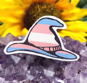 Pride Witch Hat Art Stickers