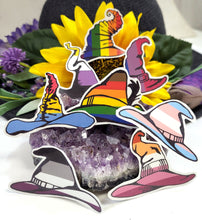 Load image into Gallery viewer, Pride Witch Hat Art Stickers
