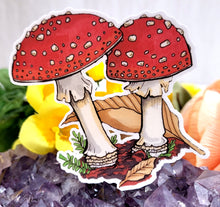 Load image into Gallery viewer, Mushroom Drawing Vinyl Art Sticker
