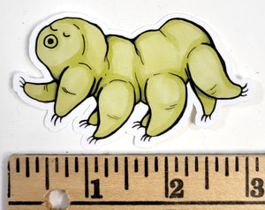 Tardigrade Stickers, Set of 4 Vinyl Stickers