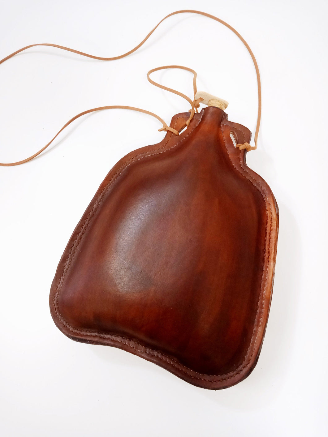 Historical Style Leather Bottle